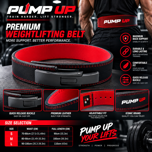 Pump up Weightlifting belt