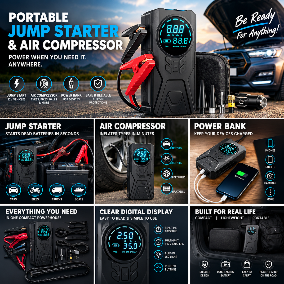 DriveWise battery jumper kit