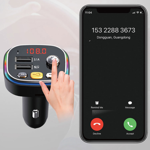 Anything electronic handsfree Bluetooth MP3 Player Dual USB Fast Car Charger