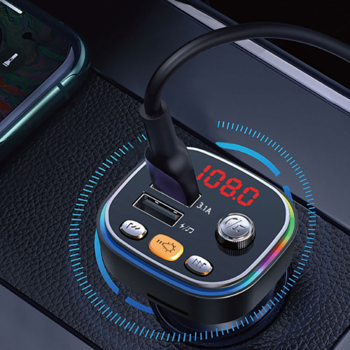 Anything electronic handsfree Bluetooth MP3 Player Dual USB Fast Car Charger