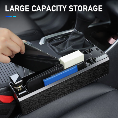 AE Car Seat Side Organizer with Charger